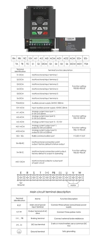 VFD installation reference
